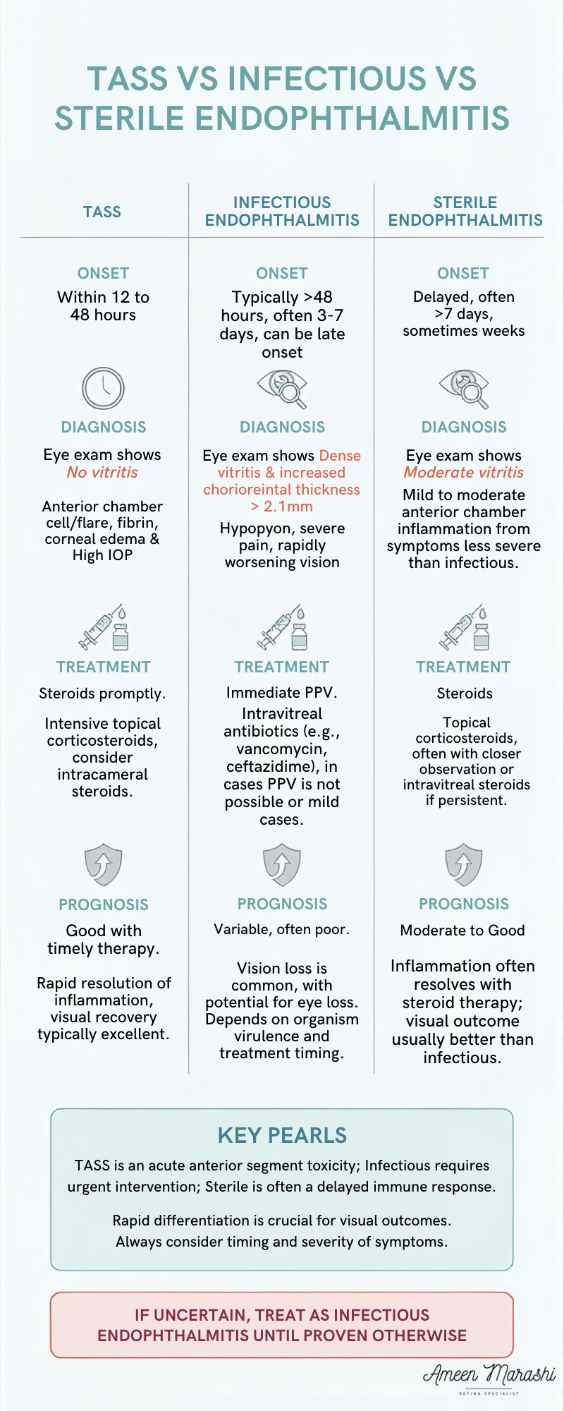 Endophthalmitis Differential