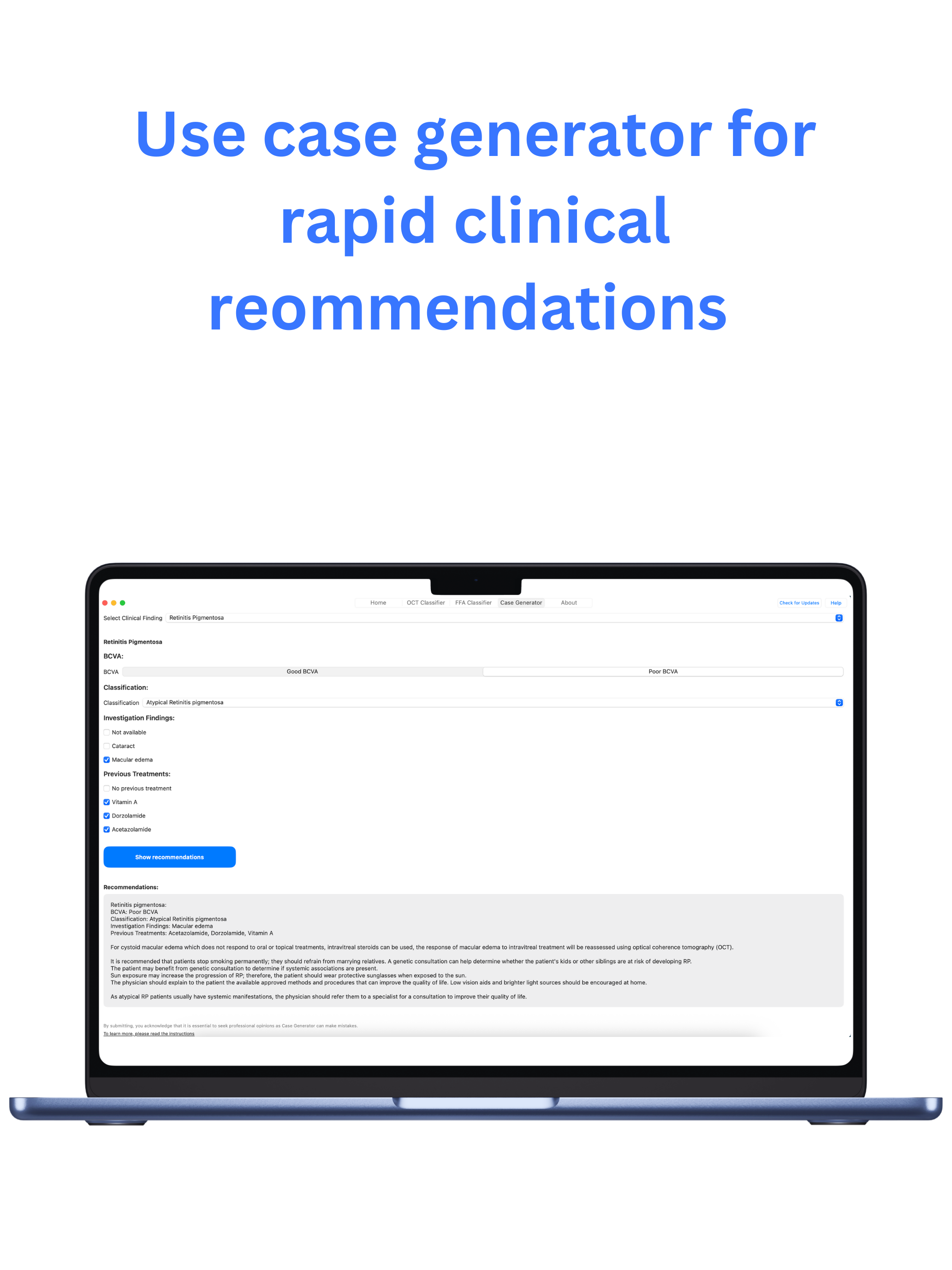 mRetinaAI macOS screenshot 1