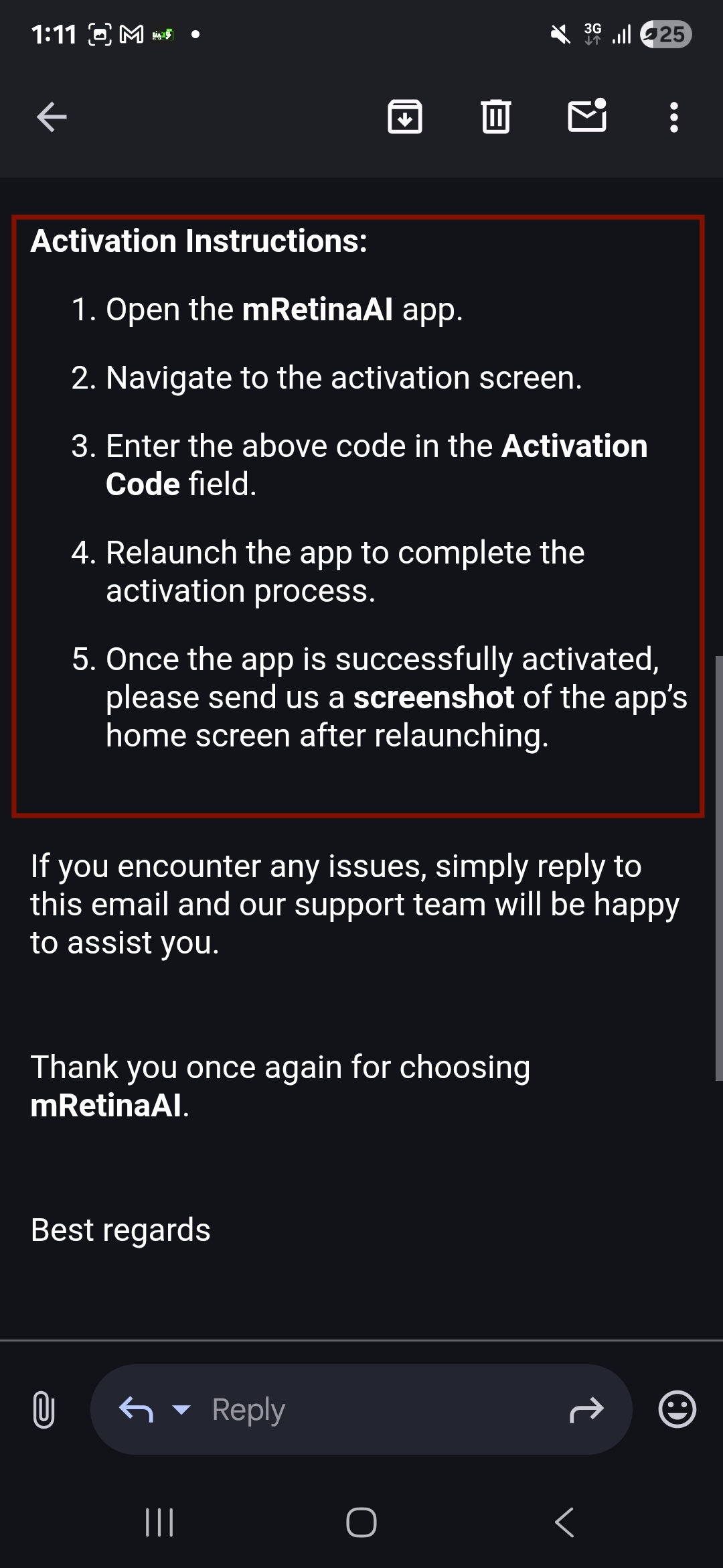 Step 11 — Follow activation steps