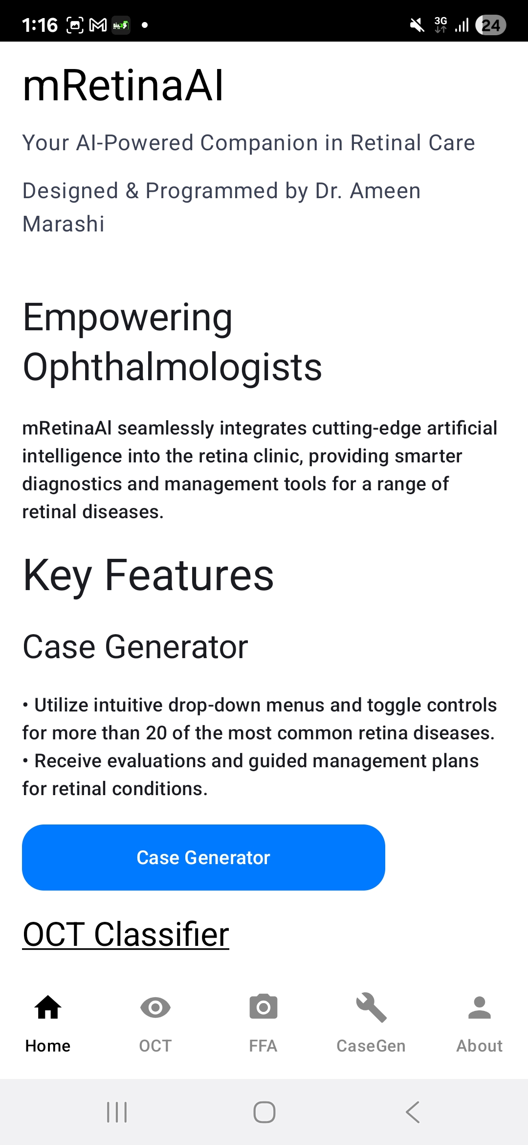 Step 16 — Home screen verification
